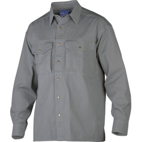 ProJob skjorte m/lange �rme, 100% bomuld, gr�