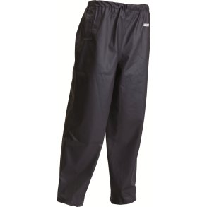 Lyngse PU Regnbukser m/elastik - Navy
