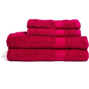 Queen Anne Frott&eacute;h�ndkl�de, m�rk r�d