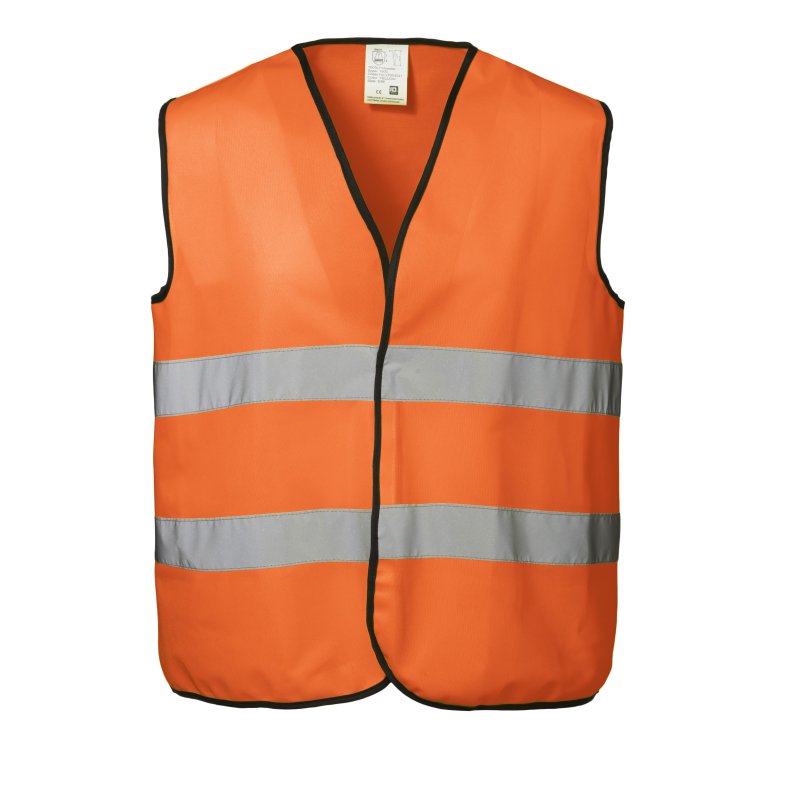 Sikkerhedsvest EN20471 - klasse 2 - orange