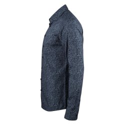 Smart og elegant herreskjorte med printet mnster - navy