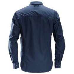 Snickers arbejdsskjorte med langt �rme, navy