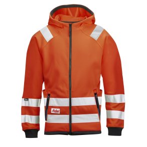 Snickers High-Vis Microfleece h�ttejakke med refleks, orange