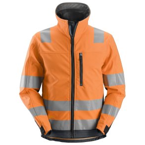 Snickers High-Vis Softshell jakke med refleks, orange