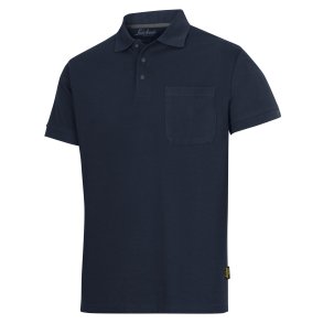 Snickers Polo shirt m/brystlomme, navy