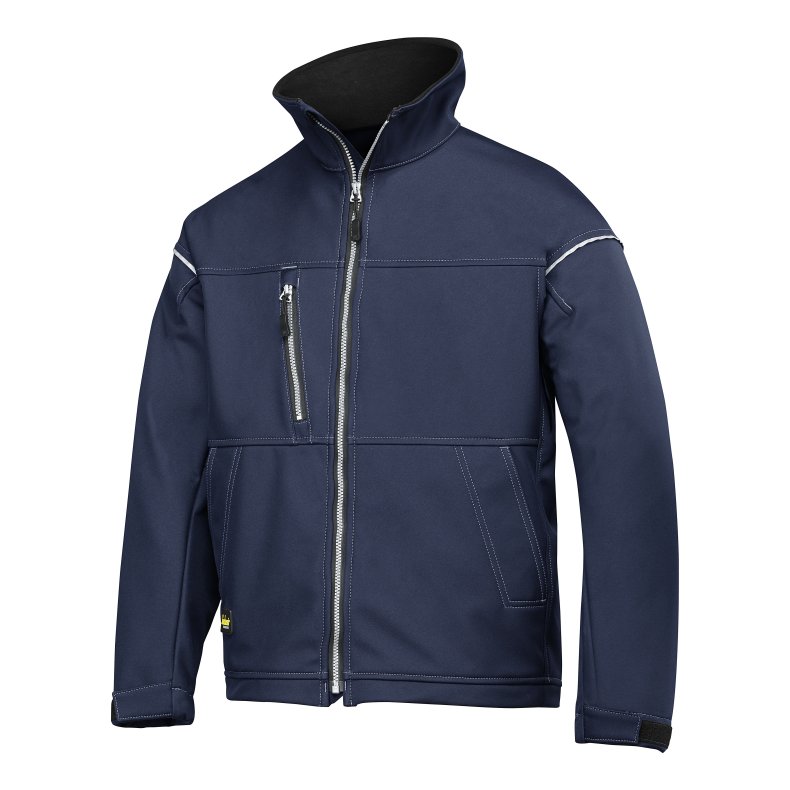 Snickers softshell jakke - ideel til profilering, navy