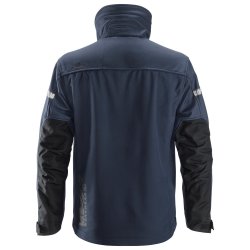 Softshell jakke AllroundWork, vind-/vandafvisende, navy