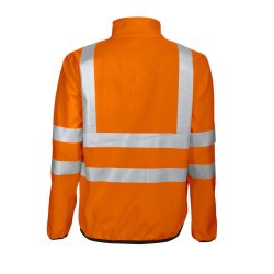 Softshell jakke EN471 m/refleks orange
