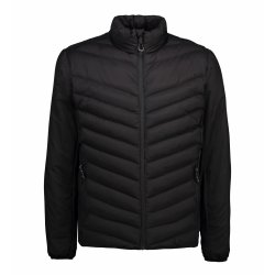 Stretch Jakke, let vatteret i sporty design, sort 