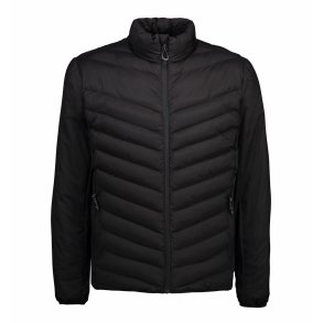 Stretch Jakke, let vatteret i sporty design, sort 