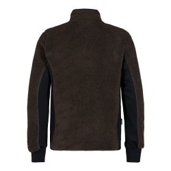 X-Treme fiberjakke med forstrkning og lynls, brun