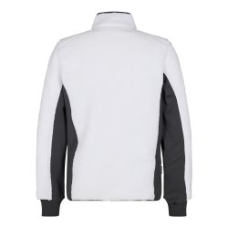 X-Treme fiberjakke med forstrkning og lynls, hvid